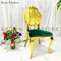 Луксузне златне столице за венчање